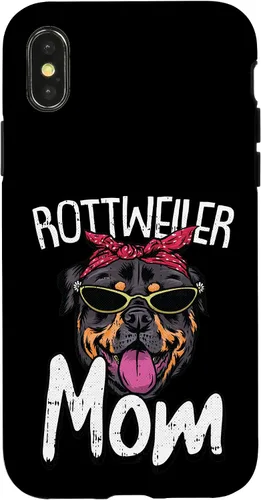 Vista 4 de iPhone 15 Rottweiler Mom Dog Puppy Doggie Pet Animal Lover Rottie Mama Case