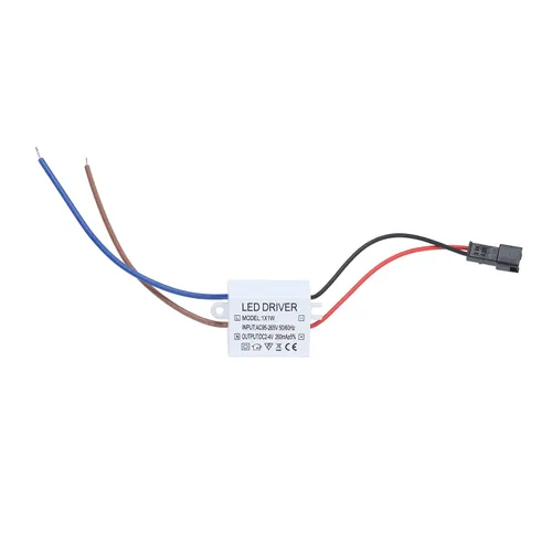 Vista 7 de Controlador LED (1x1w) AC95-265V 260mA (salida de corriente constante) 2-4VDC Fuente de alimentación Conector de controlador Transformador