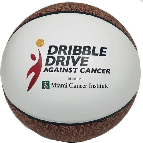 Vista 3 de Baloncesto personalizado de tamaño reglamentario Panel individual Pelota grande oficial de tamaño 7 para entrenador, papá, cualquier fan