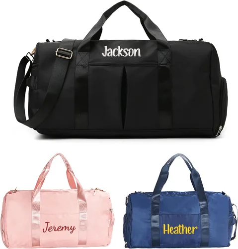 Vista 6 de Bolsa Duffel Personalizada para Baile para Hombres Bolsa Duffel de Viaje, Bolso de lona