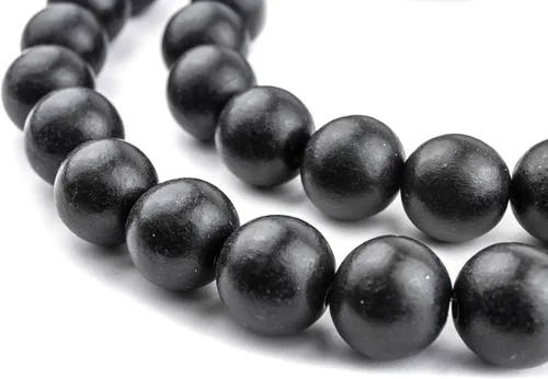 Vista 22 de TheBeadChest: cuentas de madera redondas naturales de 0.315 pulgadas, cuentas de madera sueltas espaciadoras para fabricar joyas, 4 tamaños