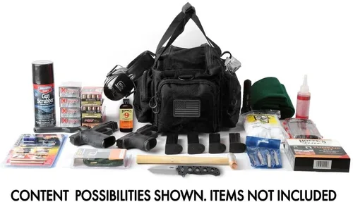 Vista 6 de Exos Tactical Range Bag - Medium Size Range Bag for Shooting - Gun Case for Handguns, Ammo Storage, Tactical Backpack, Molle Webbing, Free Subdued