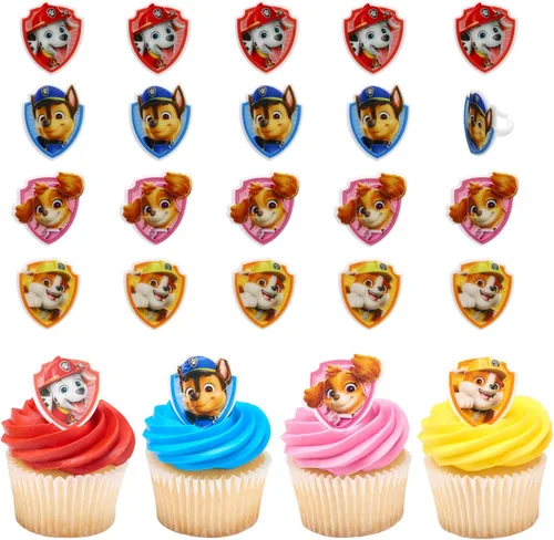 Vista 9 de Paw Patrol Just Yelp for Help Marshall - Decoración para tartas Juego
