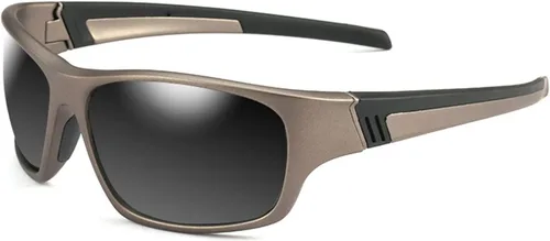 Vista 2 de Lentes de sol polarizados de lectura cuadrados para mujeres y hombres, marco deportivo ligero, protección UV, lupa de pesca
