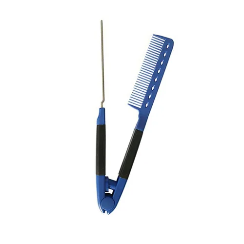 Vista 10 de Peine para enderezar el cabello para el hogar, peine para alisar el cabello, peine rápido para las mujeres