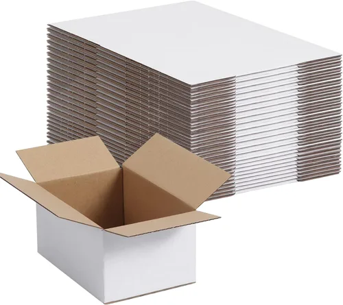 Vista 18 de Paquete de 40 cajas de envío pequeñas de 8 x 6 x 6 pulgadas