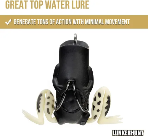 Vista 3 de Lunkerhunt Popping Frog - Señuelo de pesca