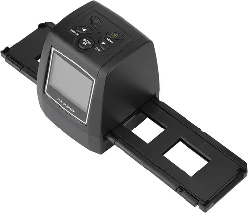 Vista 6 de Visor de diapositivas de escáner de películas, convierte 135 películas/diapositivas/negativos a fotos JPG digitales, compatible con tarjeta MMC