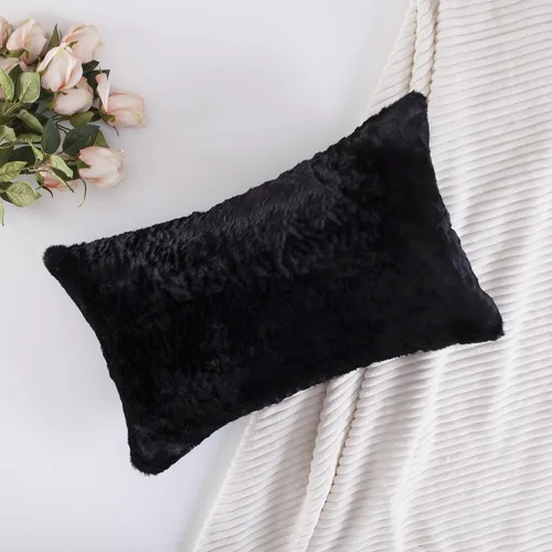 Vista 13 de Home Brilliant Funda de almohada negra cuadrada de piel sintética de 18 x 18 pulgadas, fundas decorativas para decoración de fiestas de otoño, 1