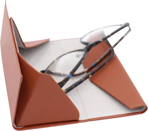 Vista 215 de Real Sic Funda para lentes de sol para hombres y mujeres, soporte magnético plegable para lentes de sol, inspirado en el color sólido