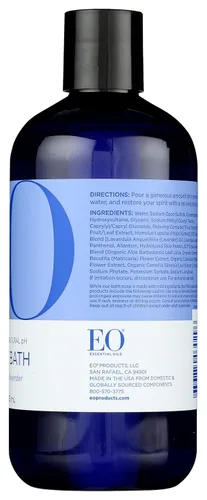 Vista 7 de EO, Bubble Bath French Lavender Organic, 12 Fl Oz