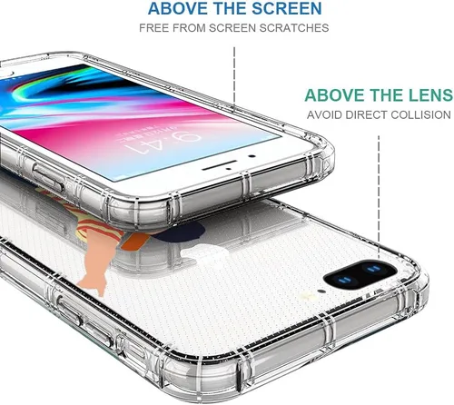Vista 6 de CARLOCA Compatible con funda para iPhone SE 2020, funda para iPhone 8 para niñas, diseño transparente con patrón de lucha de béisbol de niños