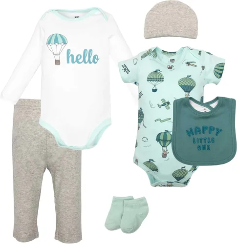 Vista 74 de Hudson Baby Juego de canastilla de algodón unisex para bebé Arcos de ballet Bunny