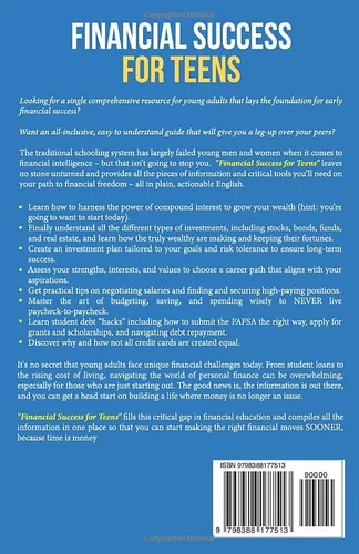 Vista 2 de Financial Success for Teens (3 Books in 1) Easy to Learn Investing, Career Planning, and Money Management Skills to Achieve Early Financial Freedom