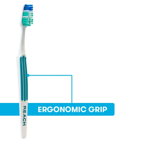 Vista 4 de REACH - Cepillo de dientes para adultos de diseño avanzado, suave, 7
