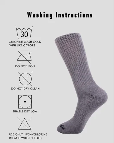 Vista 5 de JOYNÉE Calcetines térmicos de lana merino para hombre, paquete de 4