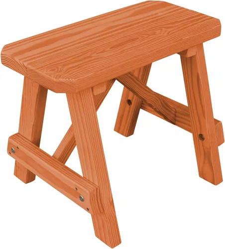 Vista 52 de Furniture Barn USA Pine - Banco tradicional de 2 pies, color negro