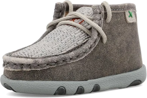 Vista 7 de Twisted X Zapato de conducción chukka para bebé Beige multicolor