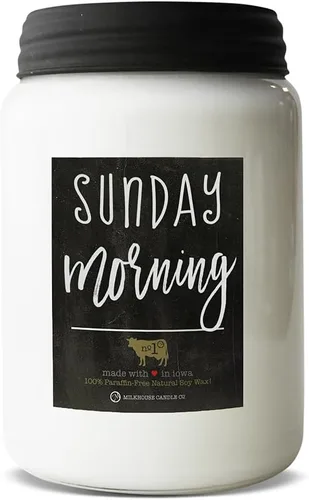 Vista 42 de Milkhouse Candle Company Apple Strudel - Vela de soja – Canela Manzana Aroma de vainilla – Tarro de crema de 5 onzas con tapa, más de 35 horas