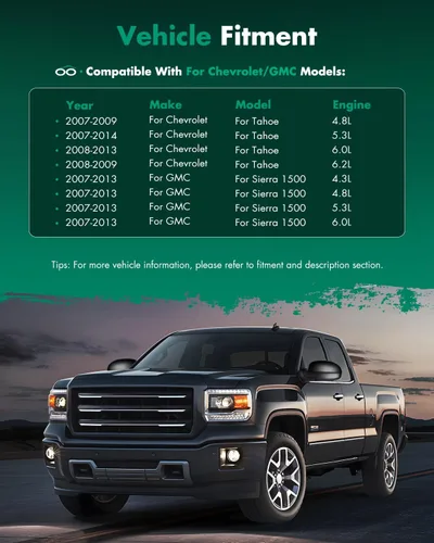 Vista 7 de SCITOO Espejos de visión lateral para Chevy Silverado 2007-2013 para GMC Sierra (07 ajuste nuevo cuerpo) con calefacción eléctrica para Chevy