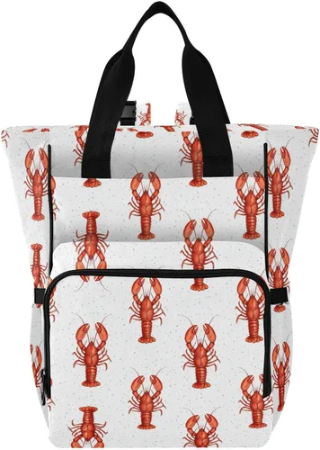 Vista 34 de Emelivor Bolsa de pañales con diseño de panal de abejas, con bolsillos aislados, bolsa organizadora de pañales para niños y niñas, unisex