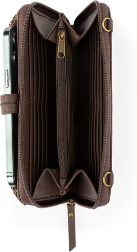 Vista 3 de The Sak Iris Bolso para smartphone cruzado Aspen Stripe / Crochet
