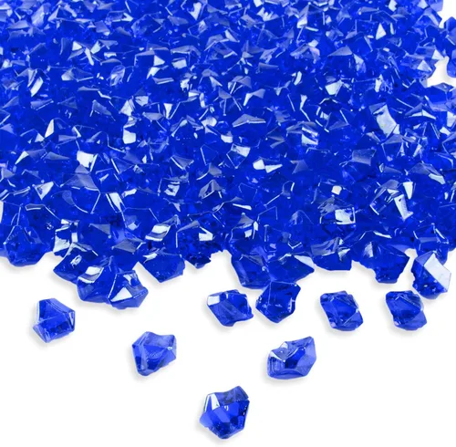 Vista 3 de Cristales redondos acrílicos de color (imitación de diamante), gemas de tesoro, para esparcir sobre la mesa, llenar jarrones, eventos, bodas