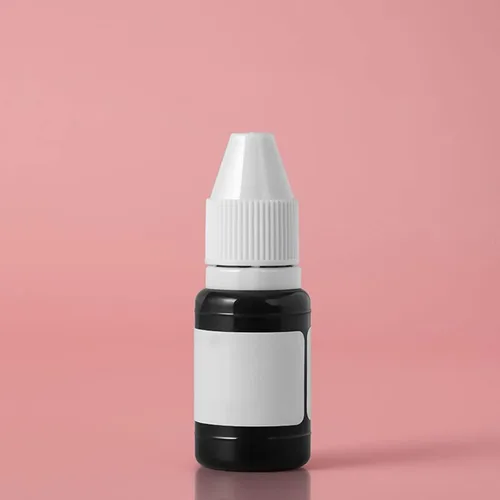 Vista 2 de Sellos de nombre de ropa de tinta de repuesto para todo tipo de sellos de ropa autoentintados (paquete de 5) (blanco)