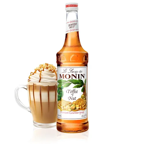 Vista 7 de Monin - Jarabe de mantequilla de manzana con caramelo, sabor a caramelo mantecoso y manzana cocida, sabores naturales, ideal para lattes calientes