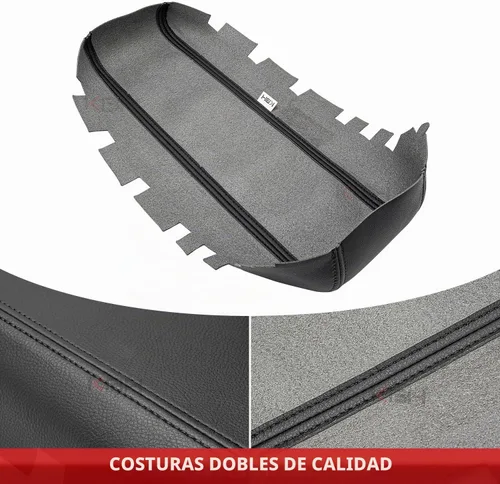 Vista 2 de KBH Funda de repuesto para reposabrazos de consola central para GMC Terrain, Chevy Equinox 2010 2011 2012 2013 2014 2015 2016 2017, cuero de vinilo