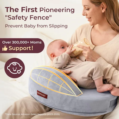 Vista 5 de Momcozy Almohada de lactancia y máquina de sonido para bebés