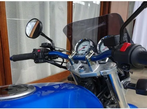Vista 4 de Abrazadera elevadora de manillar Accesorios de motocicleta Elevadores de manillar Montaje Riser CNC Billet Aluminio para Tenere 700 TENERE700 XT700Z