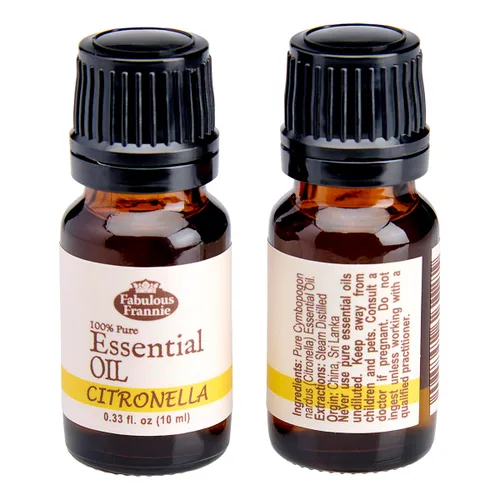 Vista 2 de Aceite esencial de citronella 100% puro, sin diluir, de grado terapéutico – 10 ml. Ideal para aromaterapia.