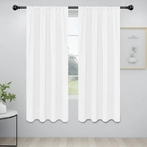 Vista 59 de Easy-Going - Cortinas opacas con bolsillo para varilla para dormitorio, cortinas de ventana para oscurecer la habitación para sala de estar