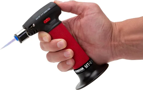 Vista 9 de Master Appliance MT-51 Antorcha de butano profesional, linterna de antorcha manual, antorcha mini de llama ajustable, recargable con combustible