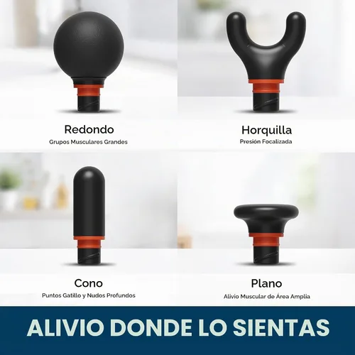 Vista 7 de Sharper Image Powerboost Move Aero [nueva versión 2026] Mini pistola de masaje de percusión de tejido profundo, herramienta de masaje