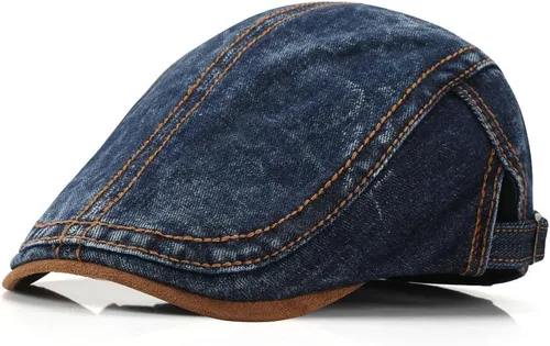 Vista 13 de Gorra de tweed de espiga para hombre, gorra plana de Ivy Gatsby, gorra de taxi ajustable para mujer