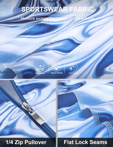 Vista 4 de Viracy Camiseta sin mangas con cremallera para mujer, de secado rápido, para entrenamiento de golf