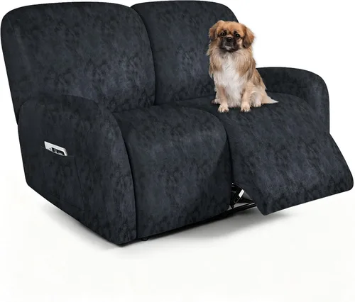 Vista 54 de ANARACHON Fundas para Sillas Reclinables Tipo Cuero, 4 Piezas Funda para Sillón Reclinable Lazy Boy, Protector de Muebles - Funda Suave Lavable