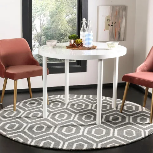 Vista 16 de SAFAVIEH Himalaya Collection - Alfombra decorativa, 2 x 3 pies, gris oscuro y marfil, lana hecha a mano, ideal para zonas de alto tráfico