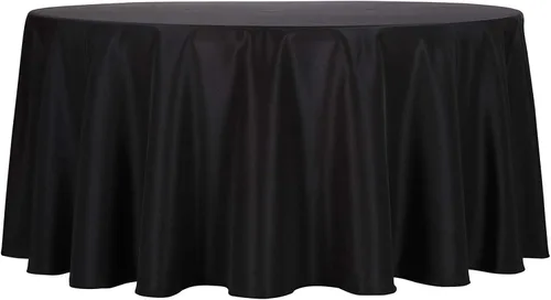 Vista 26 de Ascoza Paquete de 2 manteles cuadrados negros de tela de poliéster de 52 x 52 pulgadas para bodas, banquetes, restaurantes y fiestas