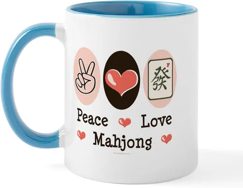 Vista 61 de CafePress Mahjong Mugs - Taza de café de cerámica de 11 oz (11.0 fl oz)