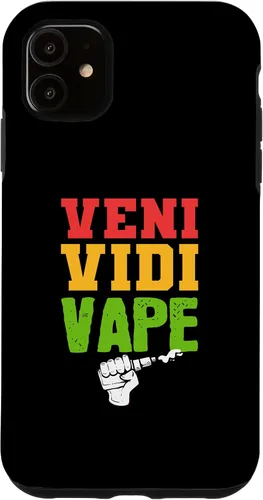 Vista 6 de Funda para iPhone 12 mini Veni Vidi Vape Smoker