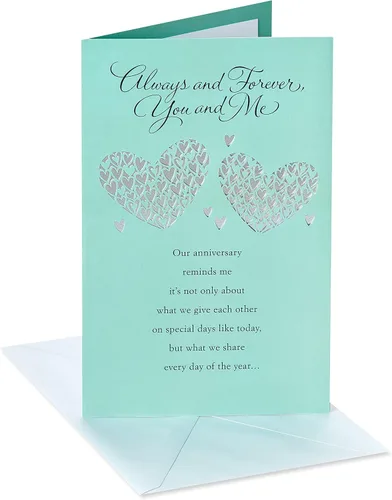 Vista 8 de Tarjeta de aniversario festiva de American Greetings para esposa o esposo (Meant To Be)