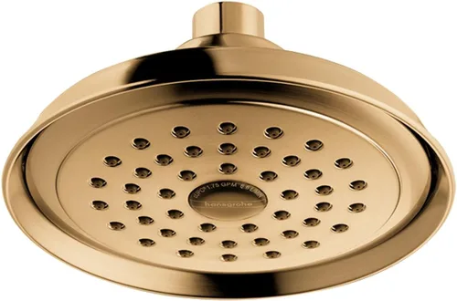 Vista 5 de hansgrohe Joleena 04780000 - Cabezal de ducha de transición de 6 pulgadas, 1 pulverizador completo con QuickClean en cromo, 04780000 Cromado