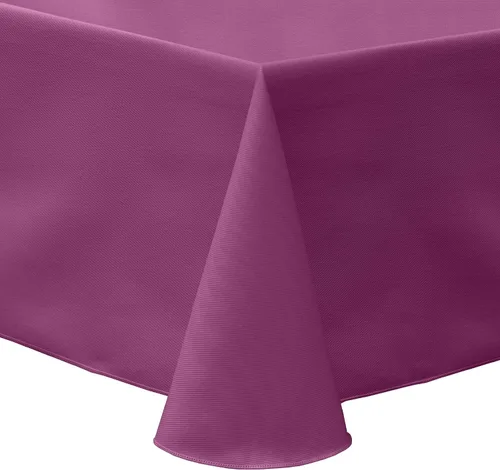 Vista 19 de ULTIMATE TEXTILE Mantel ovalado de sarga de polialgodón (72.0 x 118.1 in), color blanco
