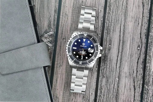 Vista 9 de ENRIVA - Reloj automático de buceo profesional para hombre, para buceo, con bisel de cerámica, con viento automático, para hombre