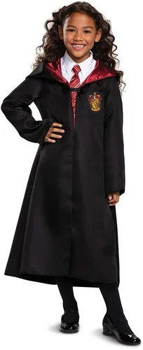 Vista 3 de Capa de Harry Potter, túnica oficial de Hogwarts Wizarding World, accesorio de vestir clásico para niños