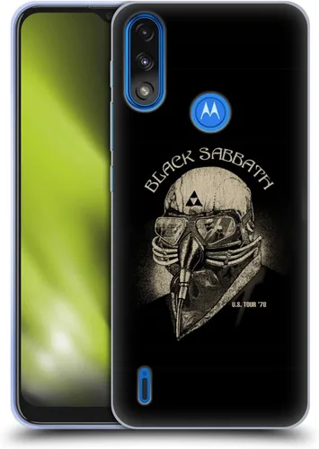 Vista 9 de Head Case Designs Funda de gel suave con licencia oficial de Black Sabbath Red Logo Key Art compatible con Moto E7 Power/Moto E7i Power