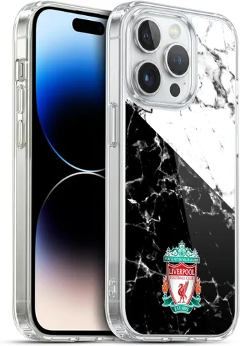 Vista 10 de Oficial LIVERPOOL Football Club 2017/18 Mármol Soft Gel Case para iPhone de Apple 7 Plus/8 PLUS Escudo negro.